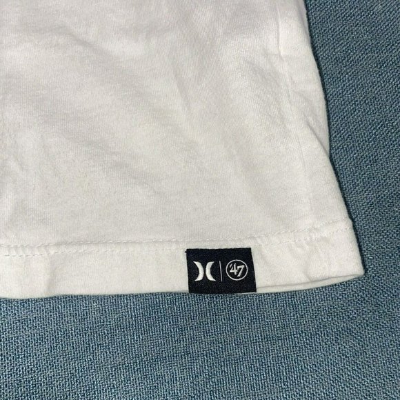 Hurley ‘47 Boston Red Sox T-Shirt Short Sleeve For Men Color White Size L - Picture 6 of 7